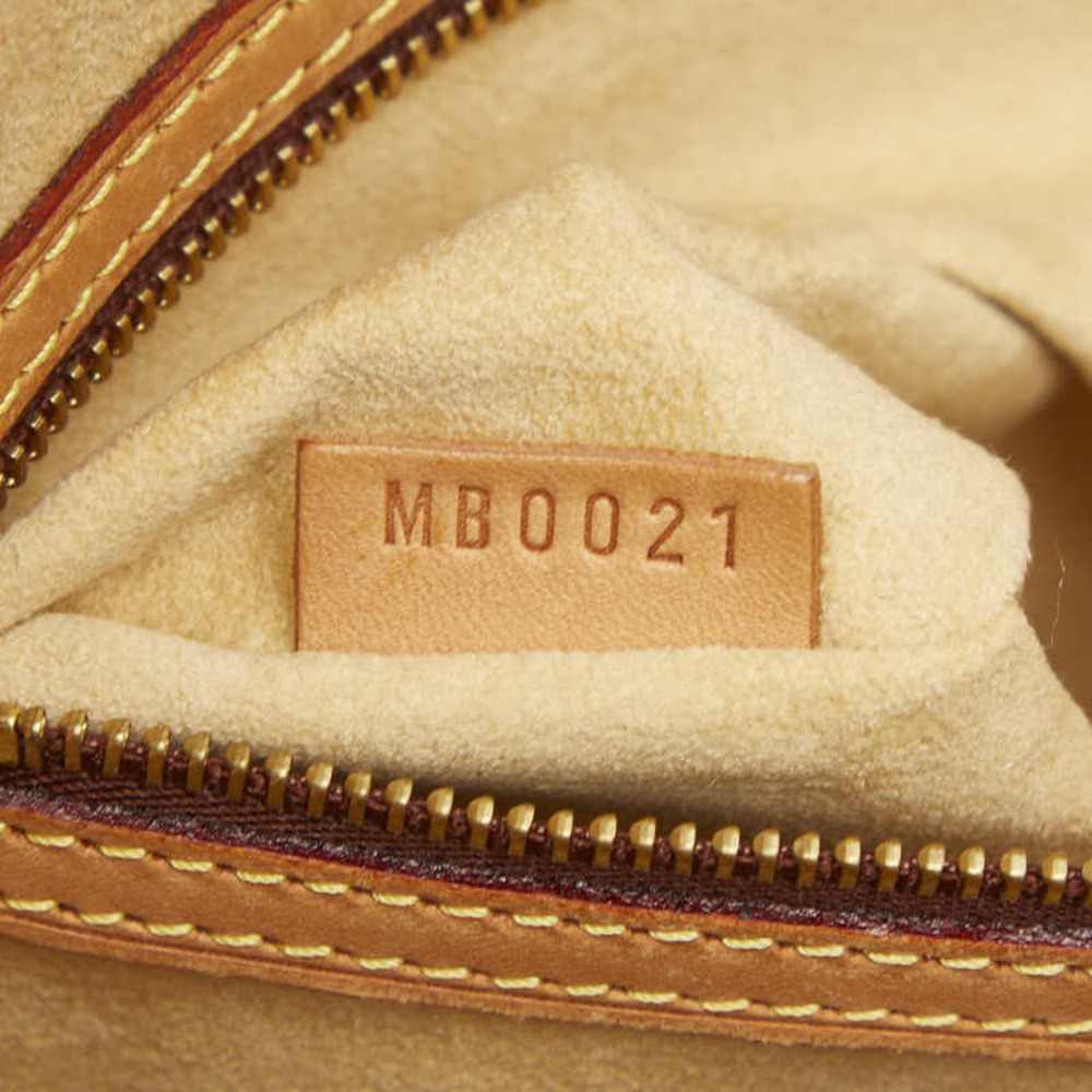 LOUIS VUITTON Authentic Brown Monogram Leather Tote Bag - Picture 12 of 12